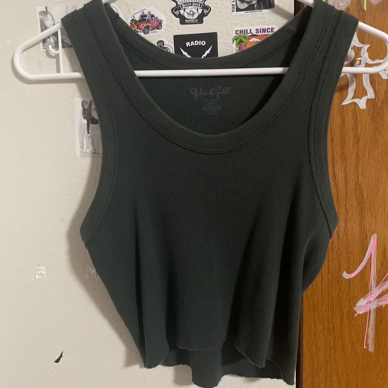 Brandy Melville Women's Green Vest Depop