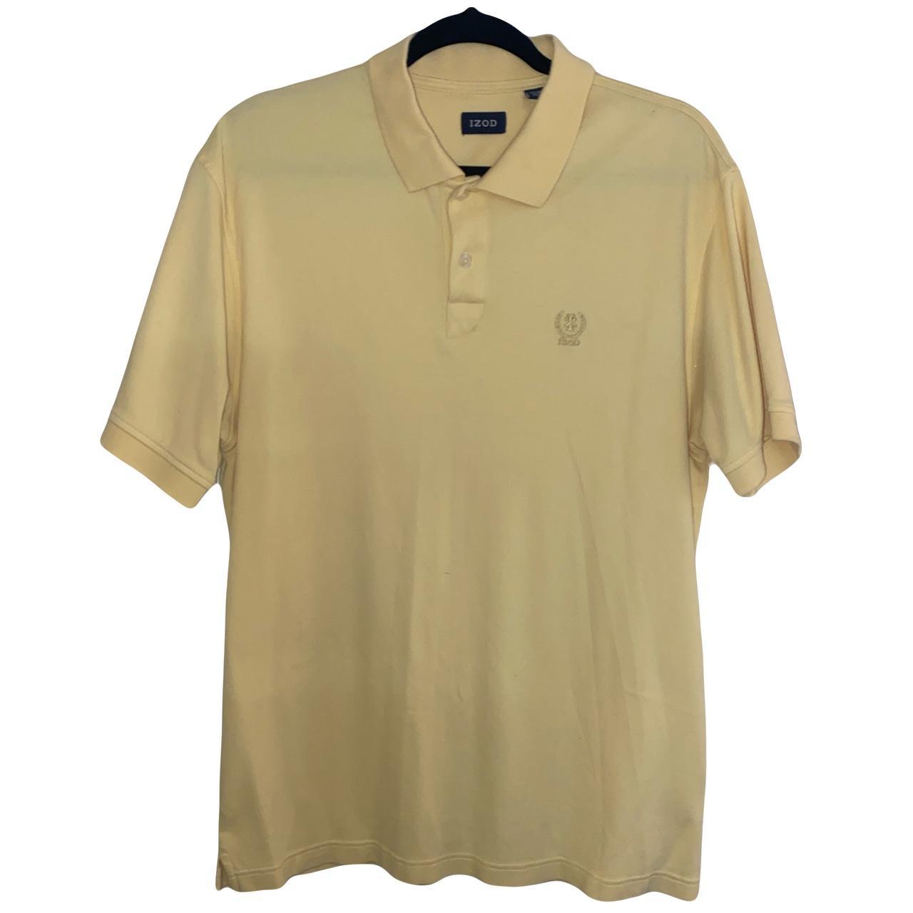 pale yellow mens polo shirts