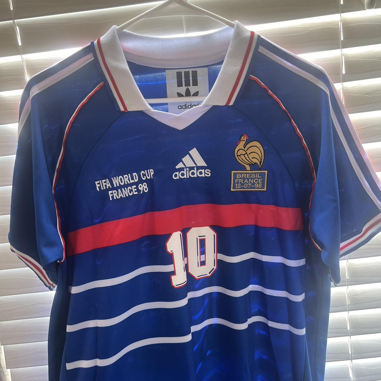 ZINEDINE ZIDANE FRANCE FOOTBALL 1998 KIT Vintage