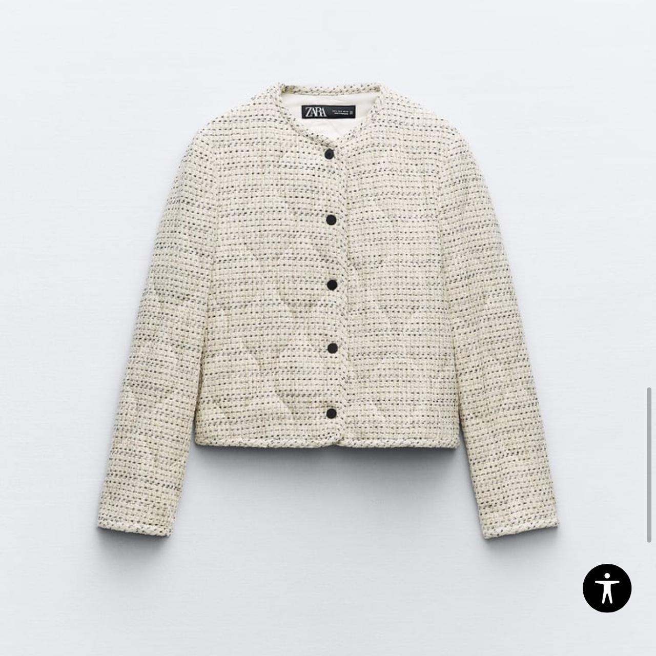 Zara textured quilted jacket NWT Ref  | Depop