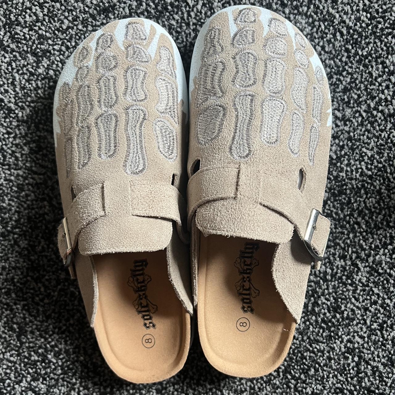 custom-skeleton-design-clogs-birkenstock-boston-depop