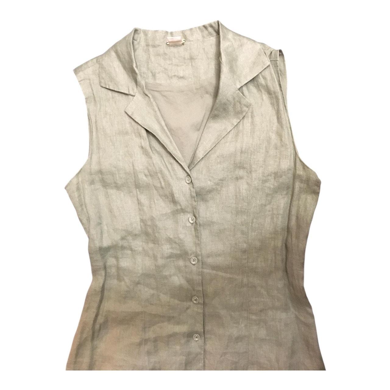 Women's Dress - Green - M – Magaschoni Sleevless … - image 4