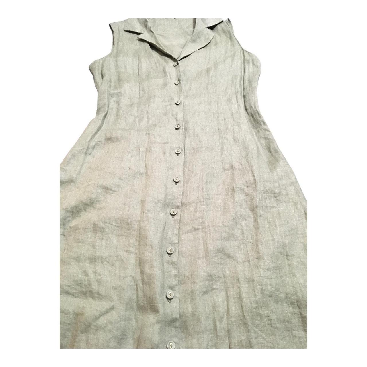 Women's Dress - Green - M – Magaschoni Sleevless … - image 3