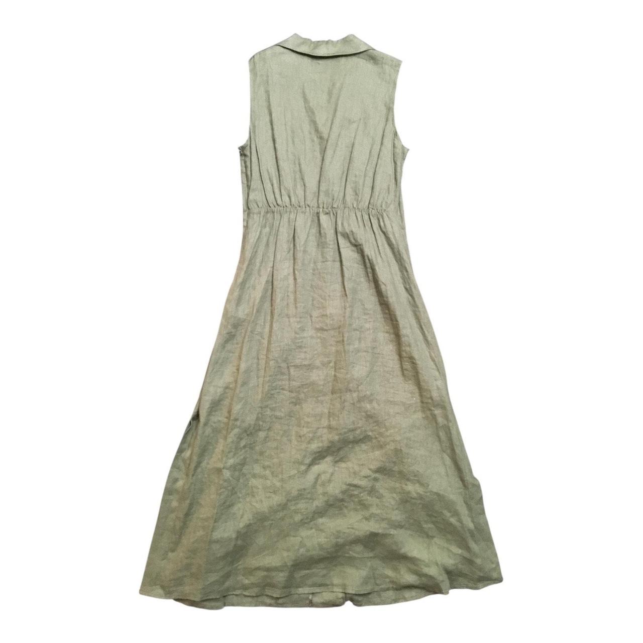 Women's Dress - Green - M – Magaschoni Sleevless … - image 2