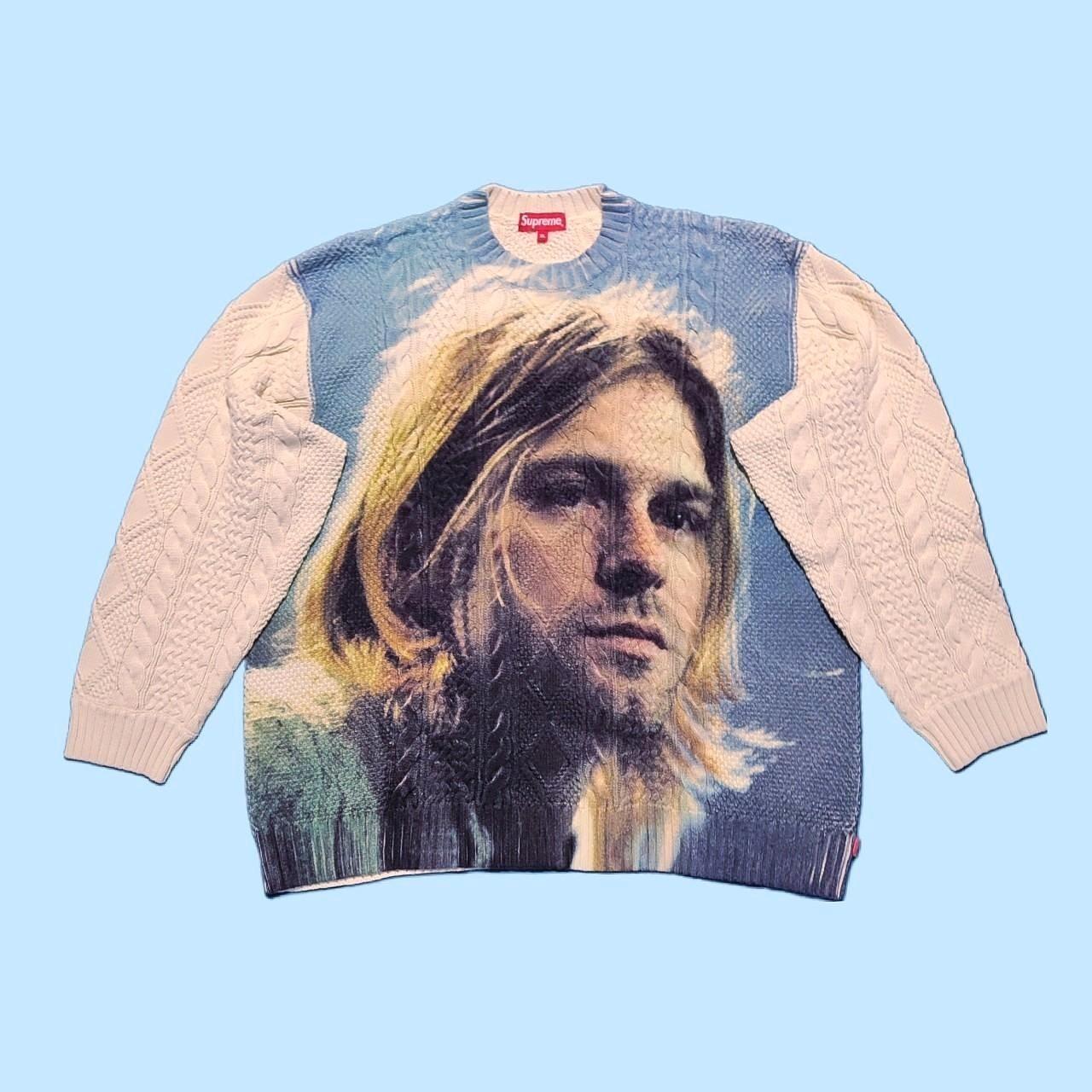 SUPREME SWEATER 🎸🎸 Supreme Kurt Cobain Sweater - Depop