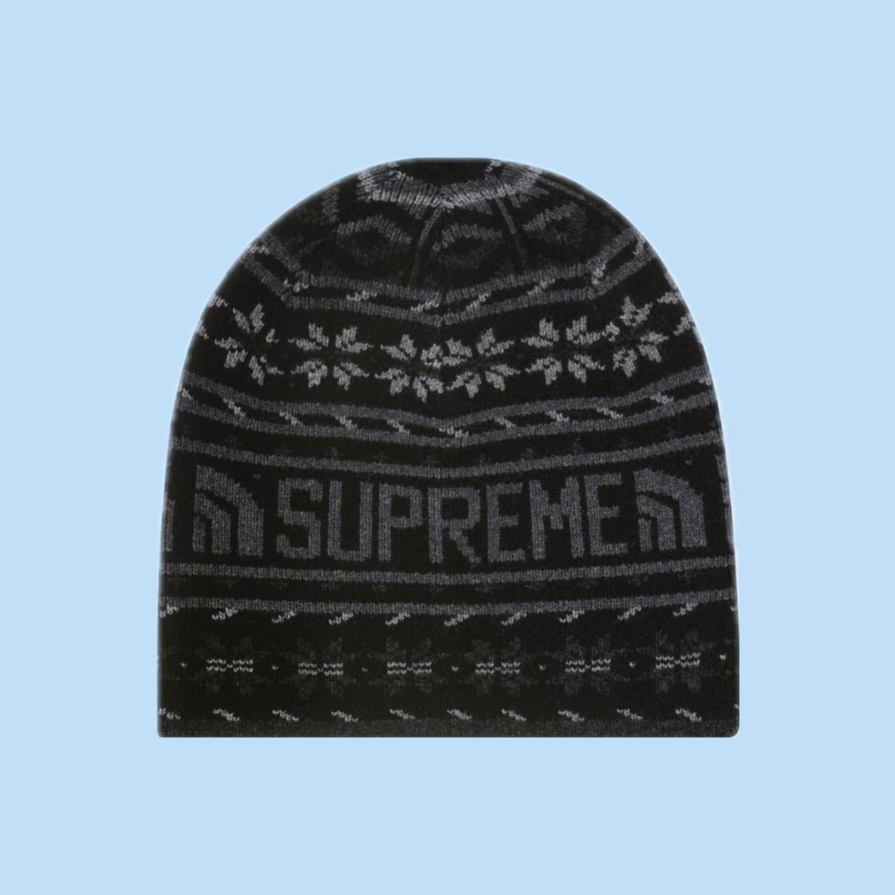 Supreme north face on sale beanie