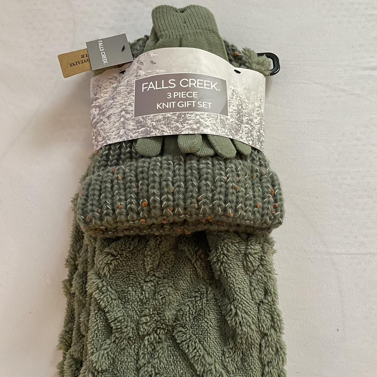 3 piece gloves, hat, scarf set Depop