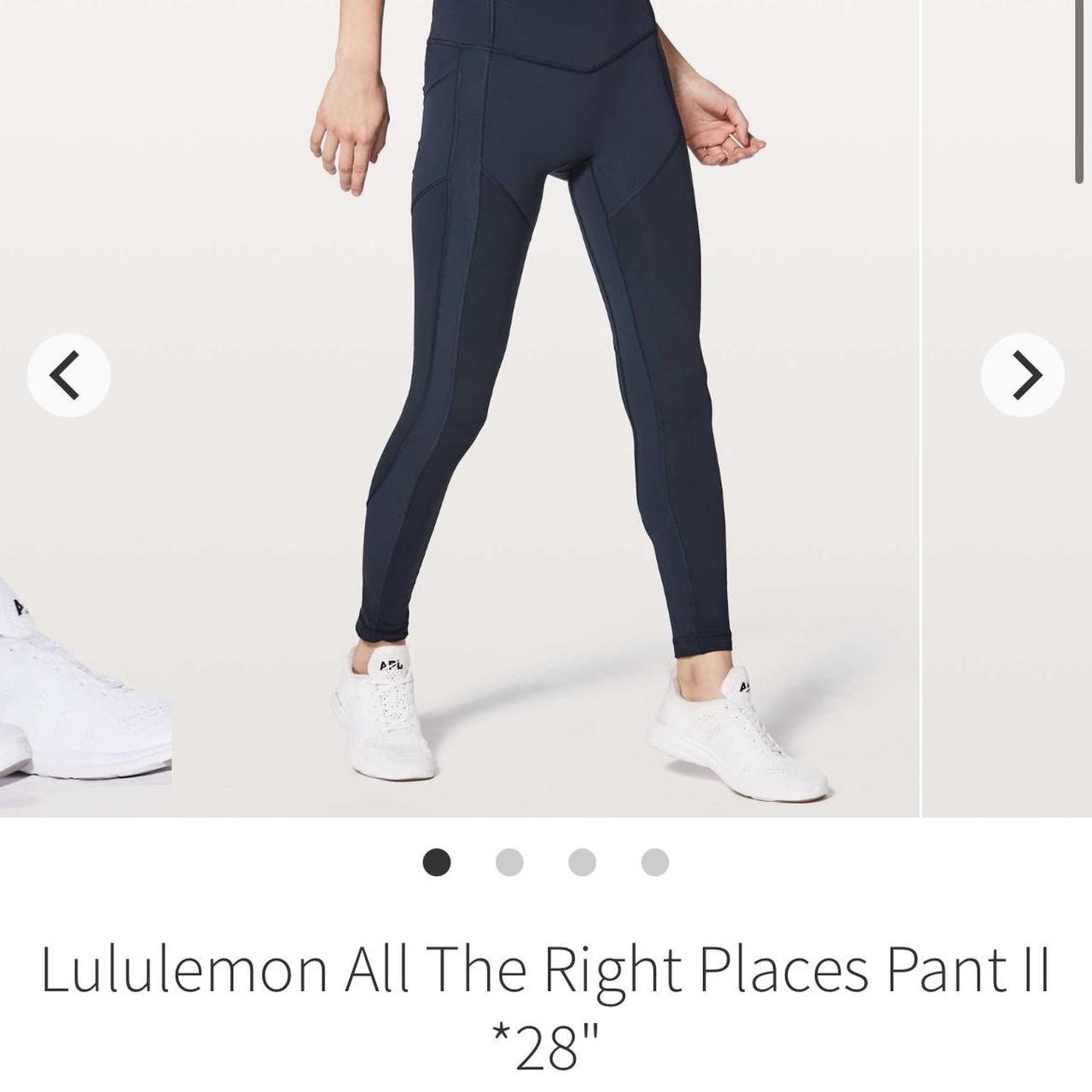 Lululemon All The Right Places Pant II in White. - Depop