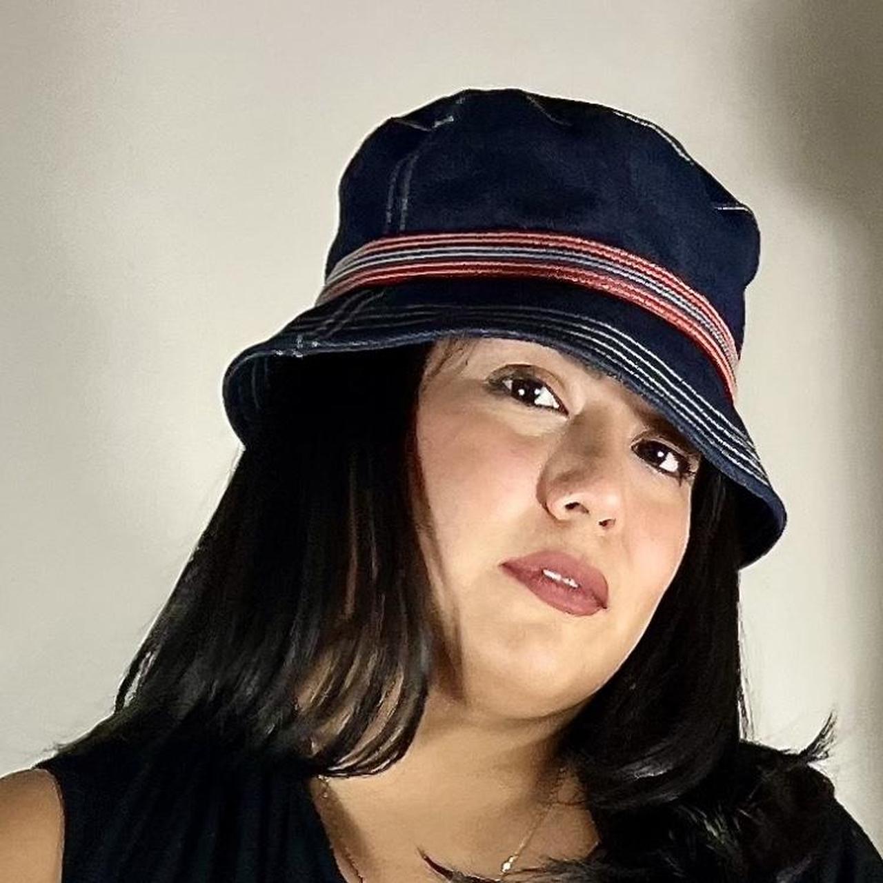 Coach Denim Bucket Hat Size M/L Fits Like a... Depop