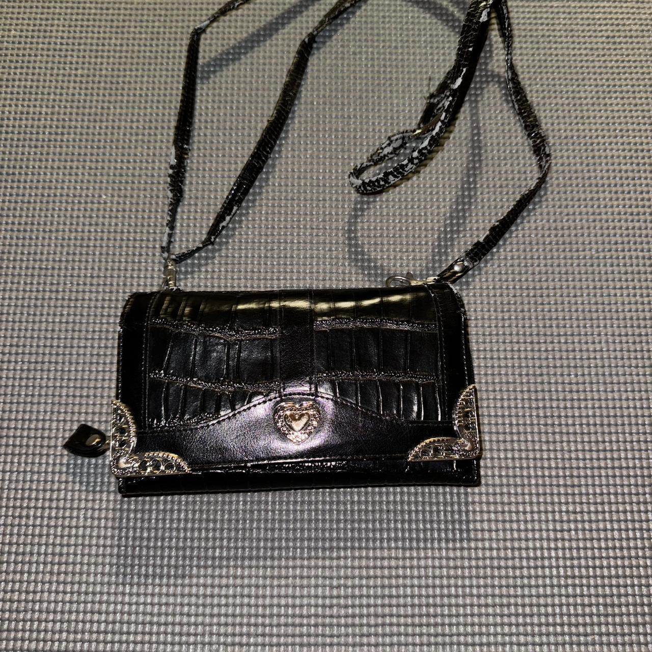 Black and silver purses best sale