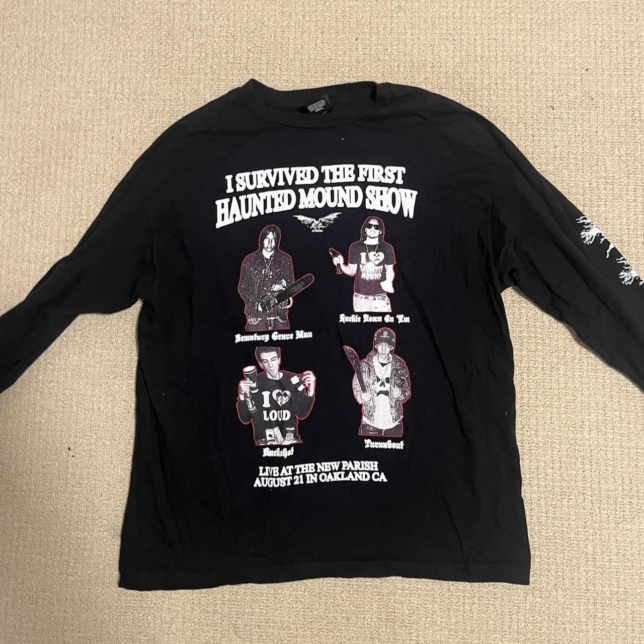 HAUNTED MOUND RARE Cancelled First Show Merch Long | Depop