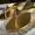 Larroudé women's gold sandals