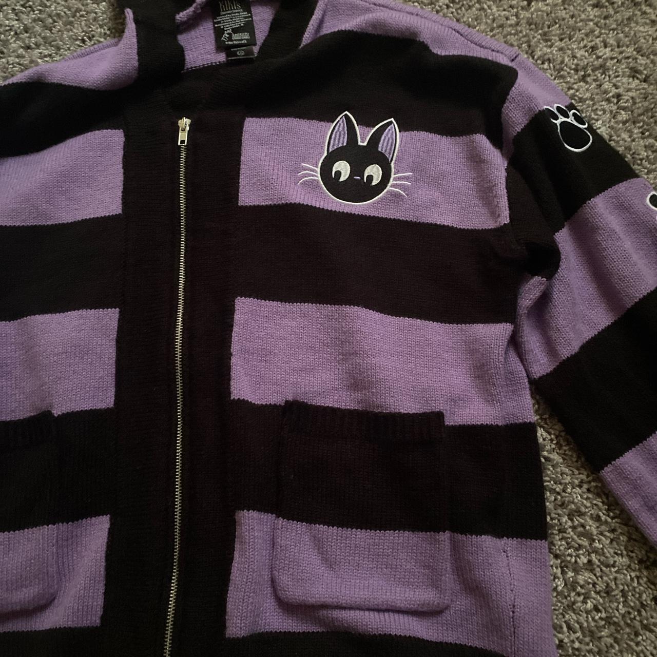 Hot Topic Women s Purple And Black Coat Depop hot-topic-women-s-purple-and-black-coat-depop