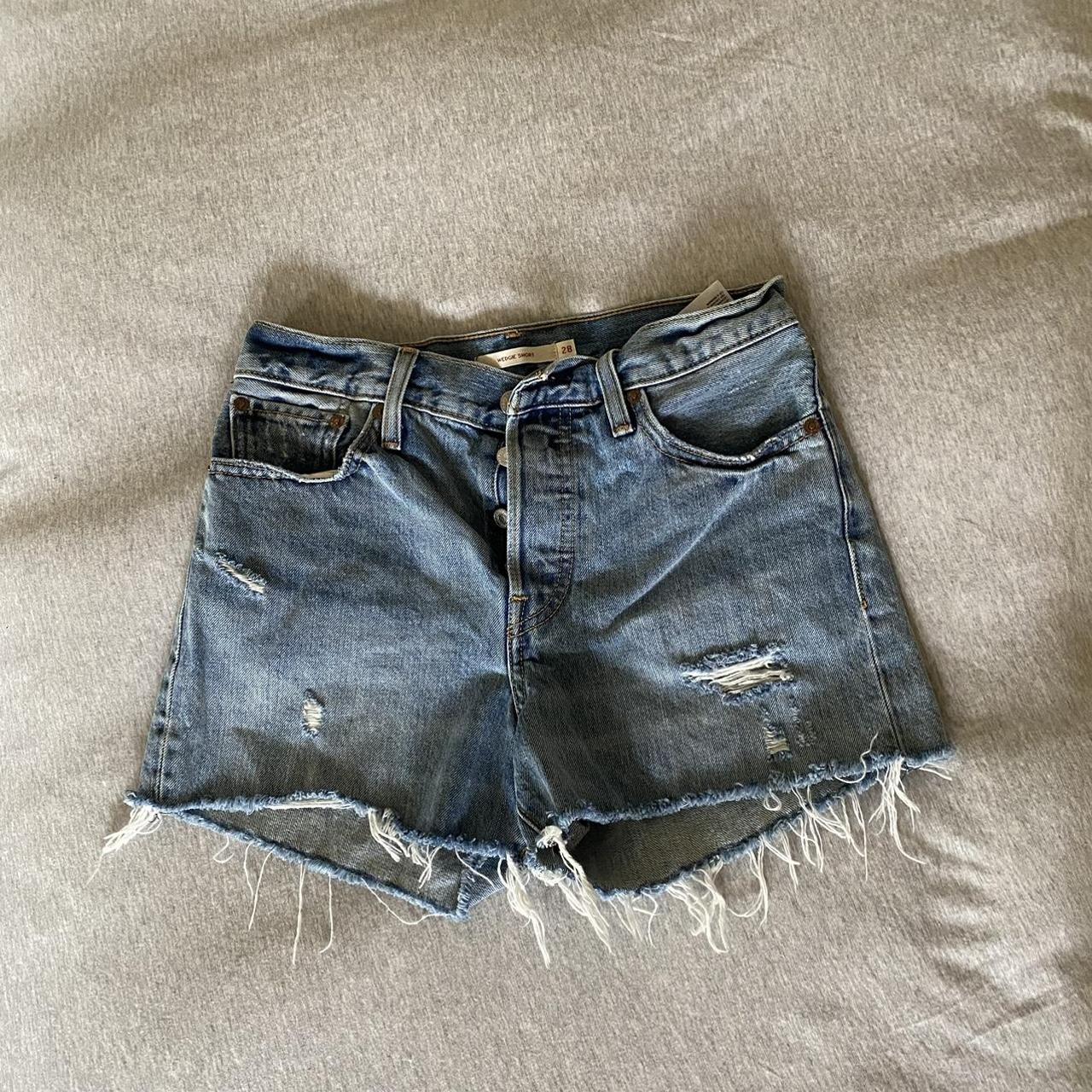 Levi s Women s Shorts Depop levi-s-women-s-shorts-depop