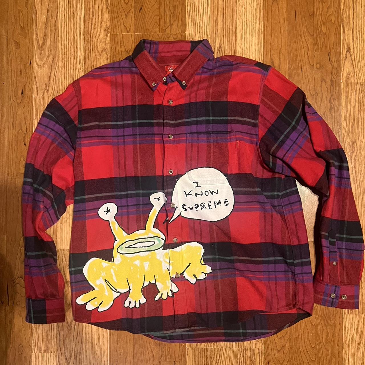 Supreme Daniel Johnston Plaid Shirt SS20, superrr...