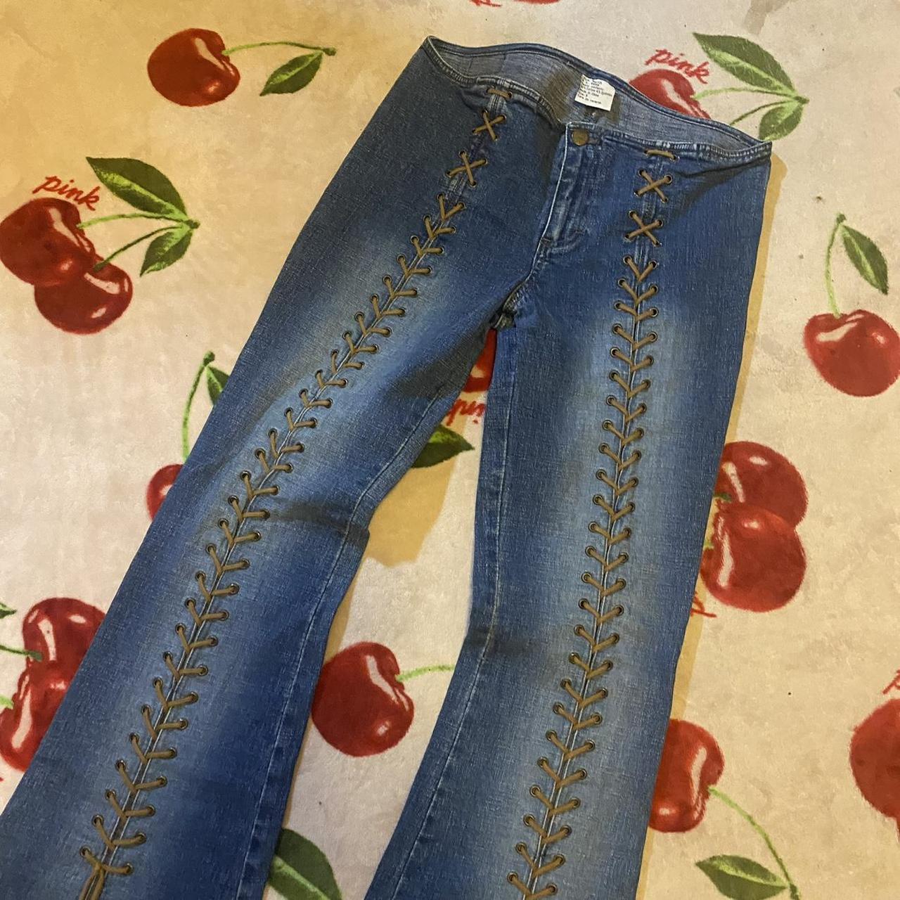 mudd lace up jeans