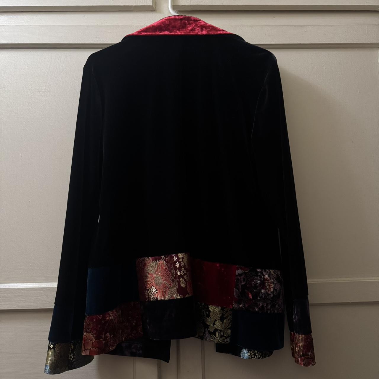 Notations Women's Duster Jacket - Black/Multi - M… - image 7