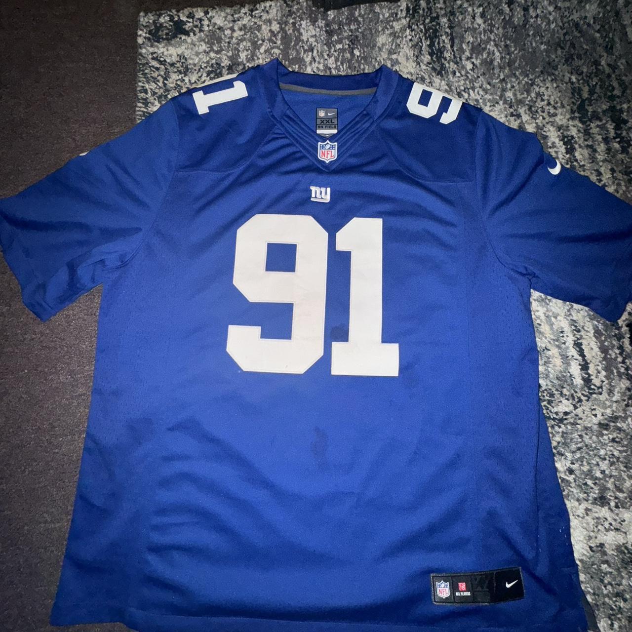 Real authentic Justin tuck giants jersey Depop