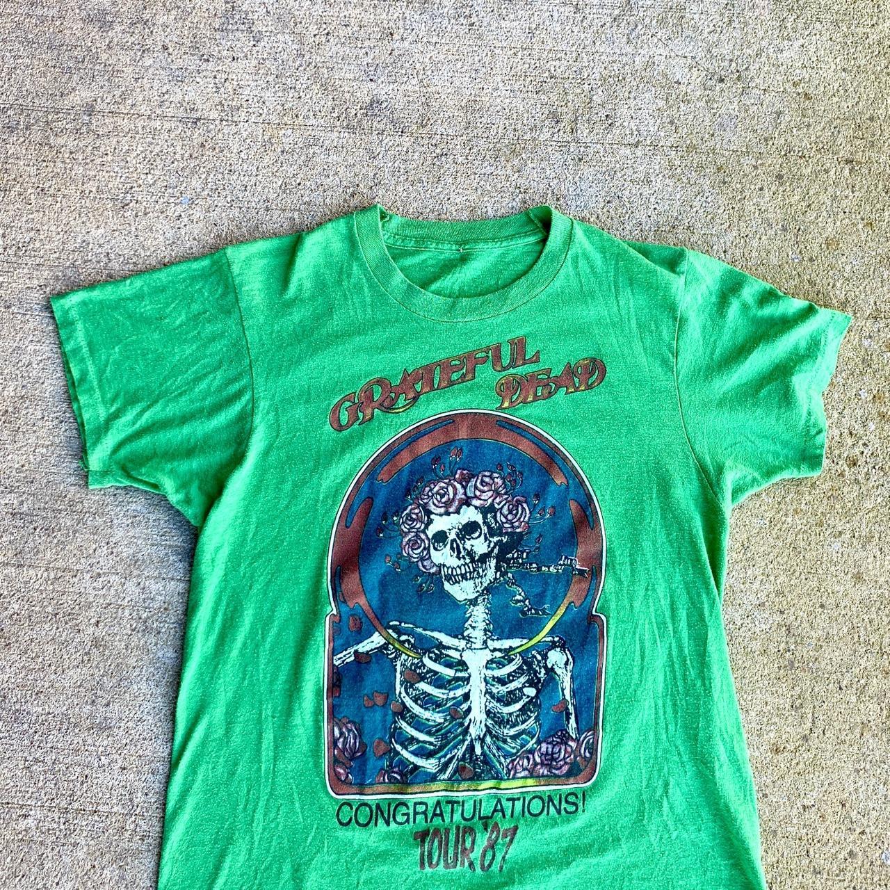 Vintage Grateful Dead '87 Tour Shirt This is a rare - Depop