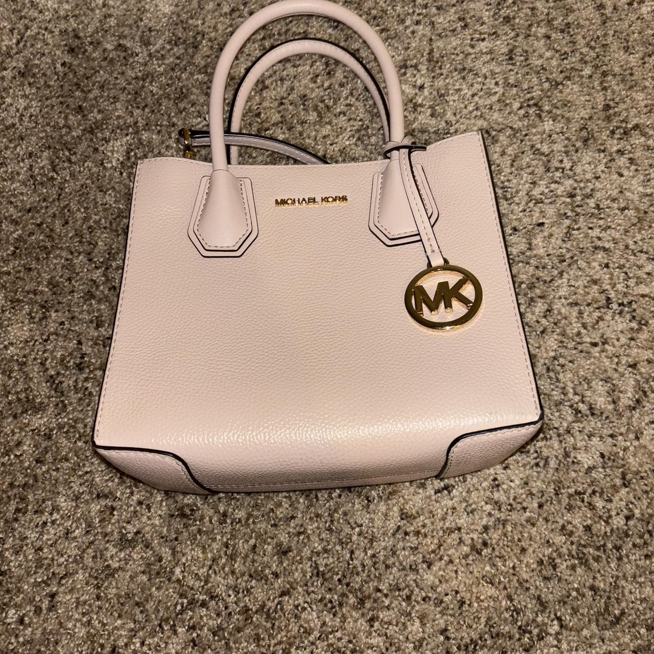 Pink Michael Kors bag. Has few scuff marks but... Depop
