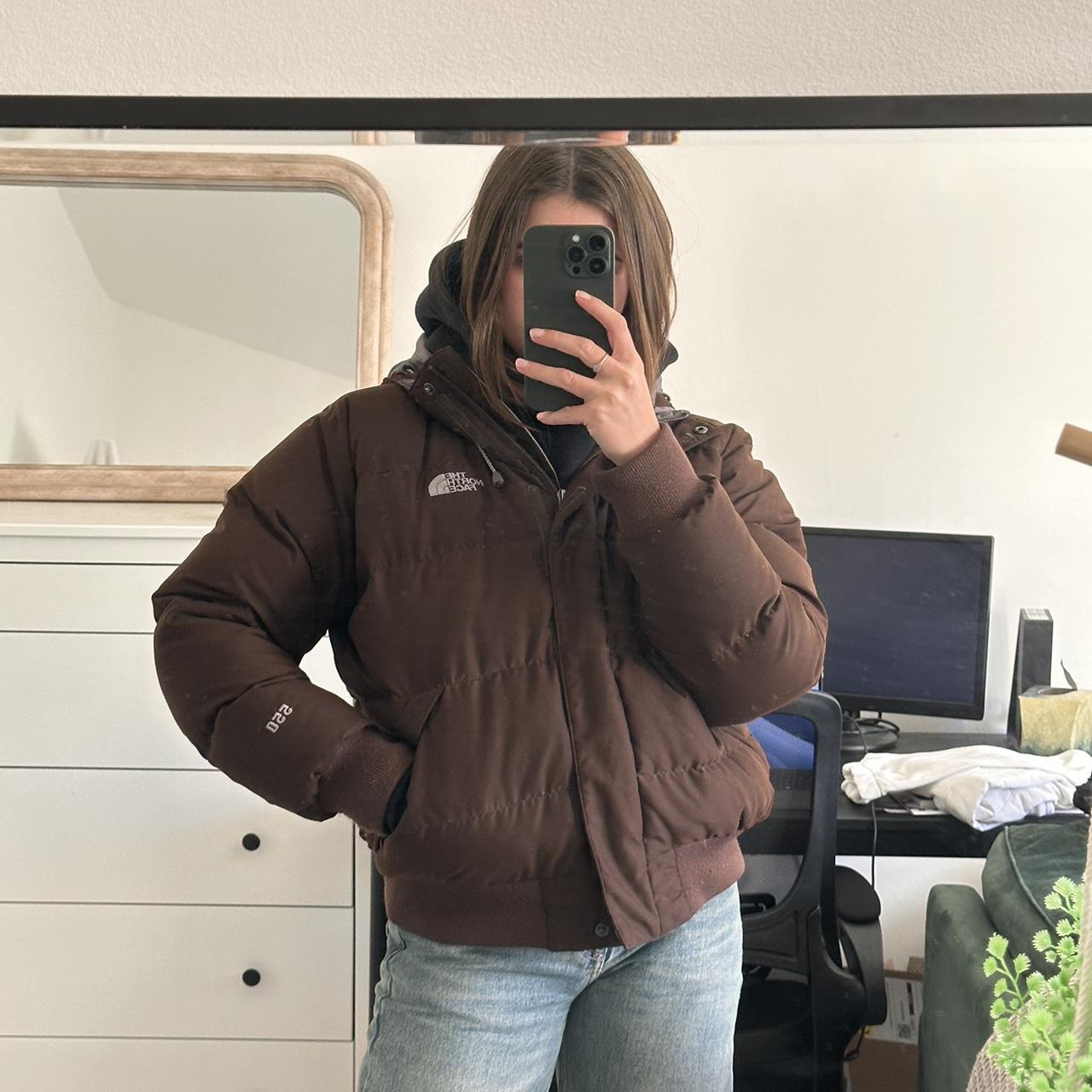 Brown North Face Puffer, Rare 1996 Nuptse 550