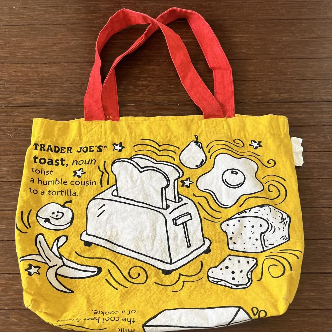 Trader Joe's Women's Bag - Yellow/Multi – Trader … - image 3