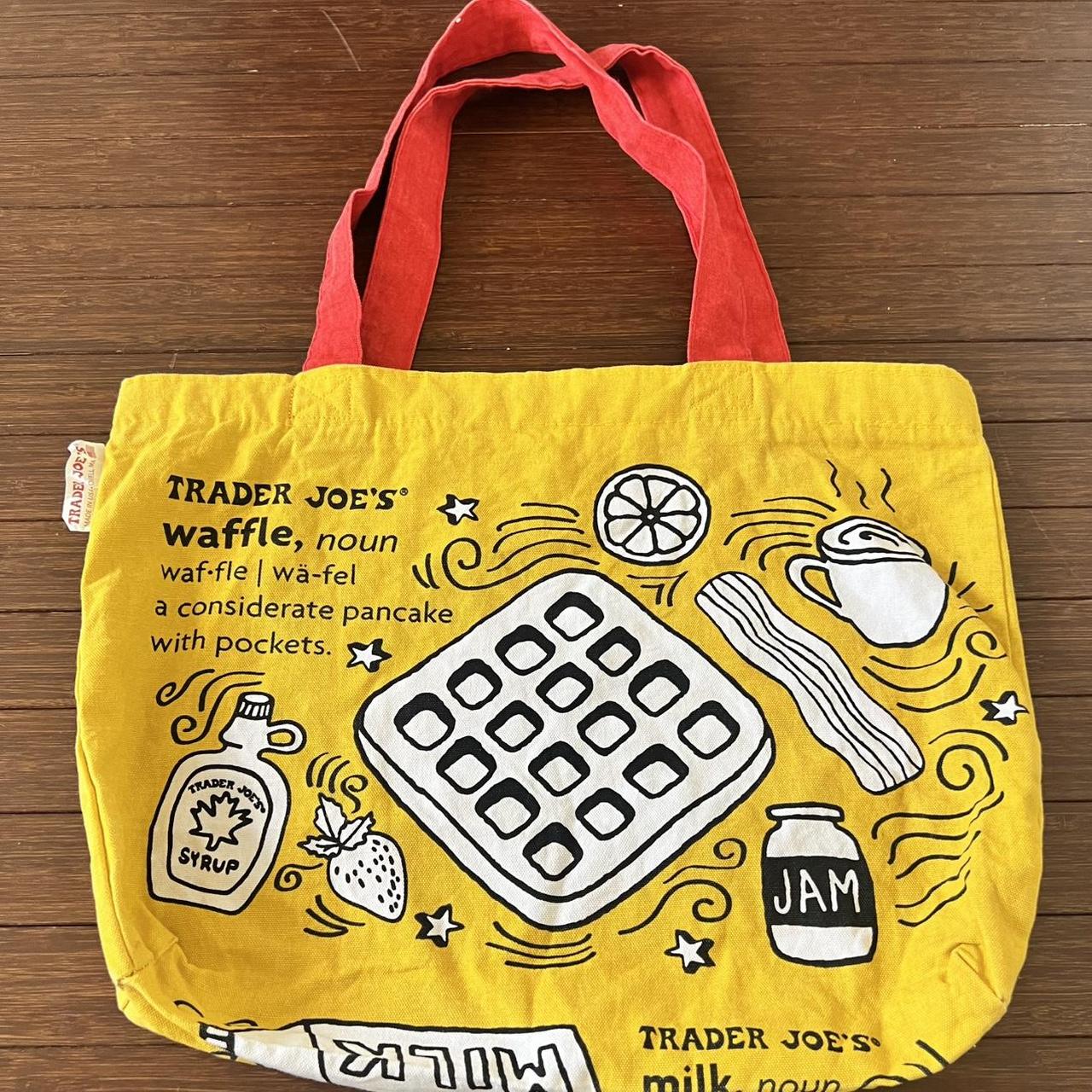 Trader Joe's Women's Bag - Yellow/Multi – Trader … - image 1
