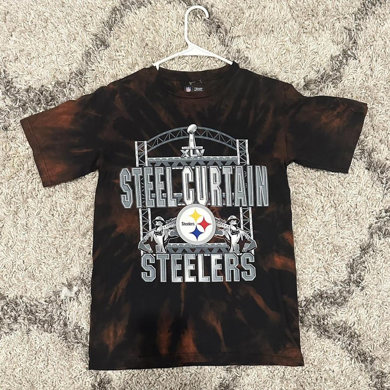 Pittsburgh Steelers Shirt. Good condition. Tie dye - Depop