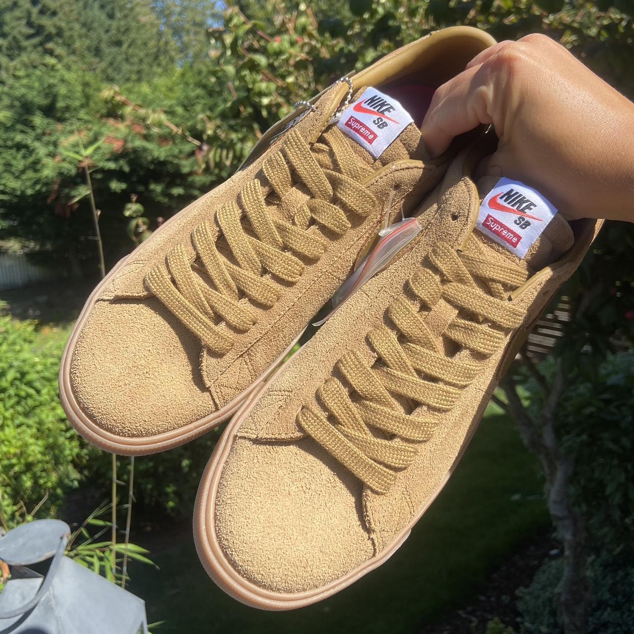nike sb supreme tan