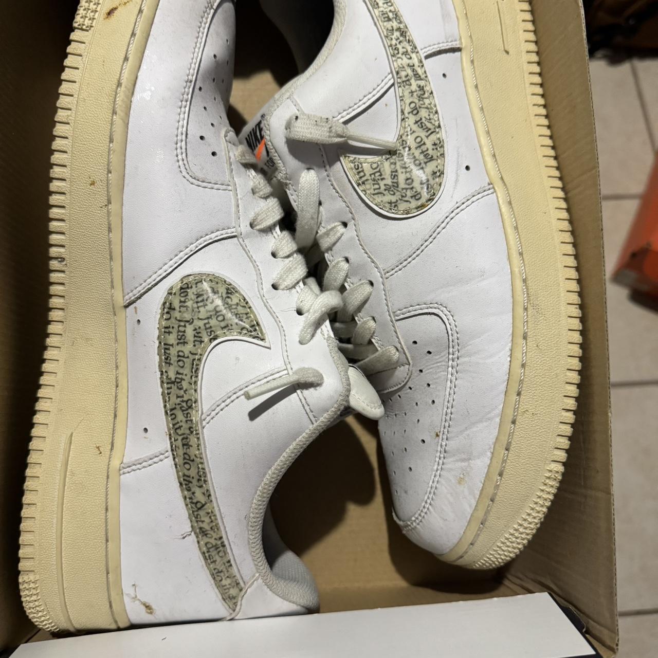 NIKE AF1 07 LV8 JDI LNTC JUST DO IT PACK CLEAR. Depop