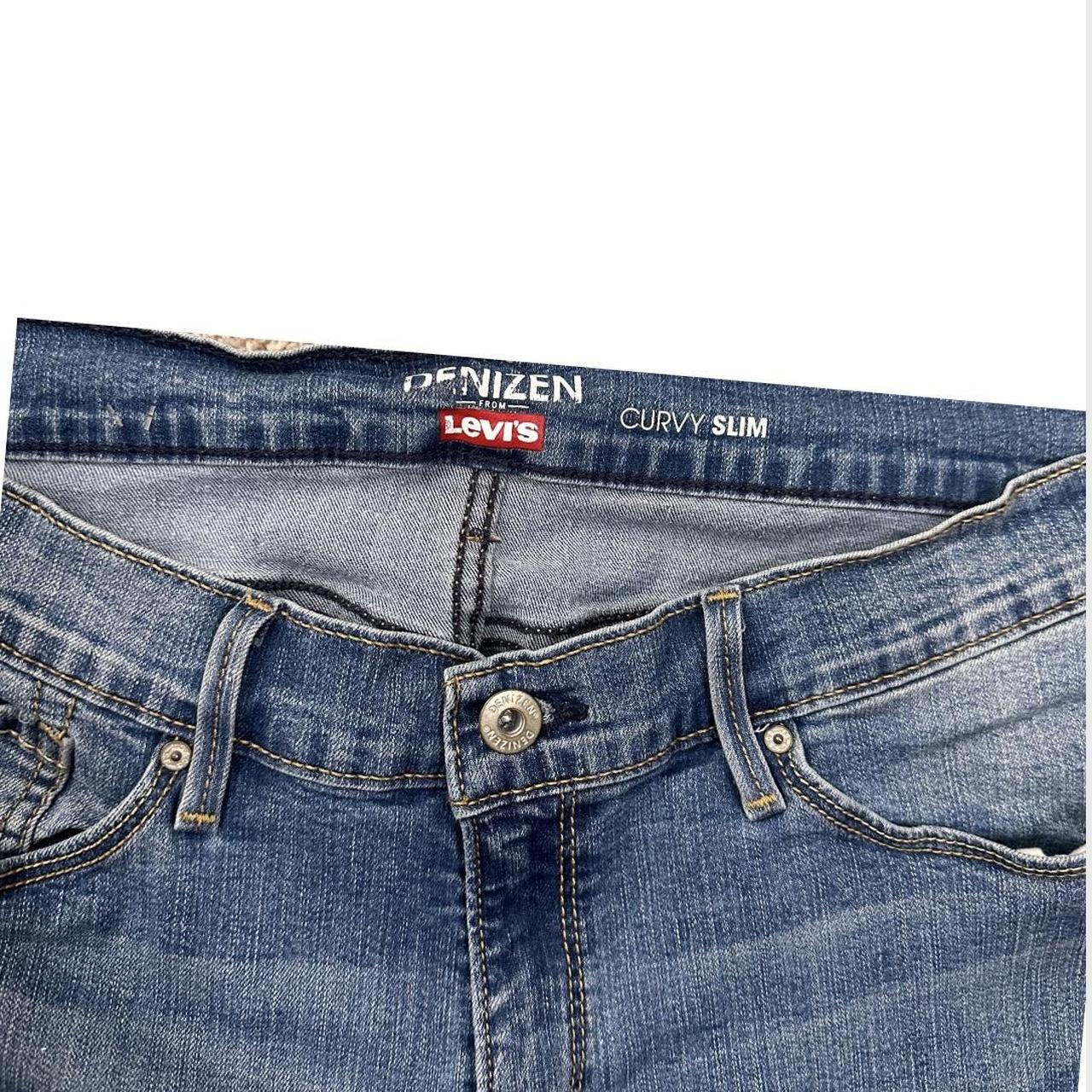 Levi s Denizen Denim Jeans Blue Curvy Slim Size 12. Depop