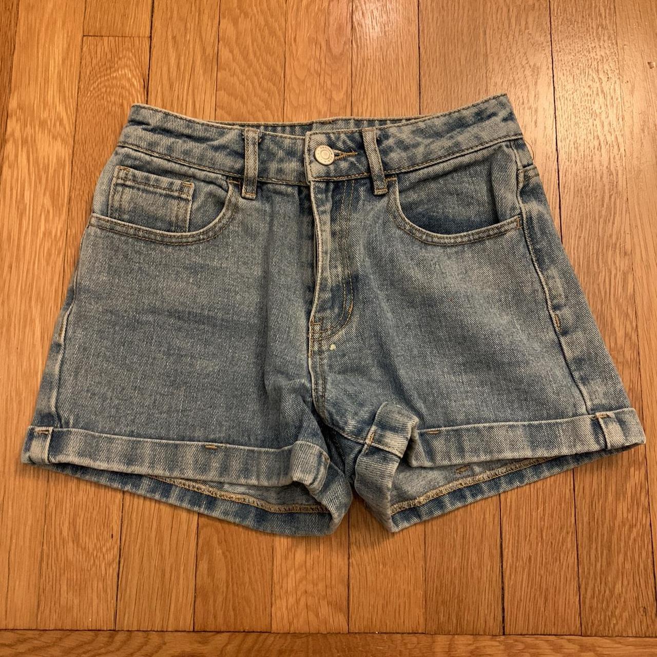 PacSun Women's Blue Shorts | Depop