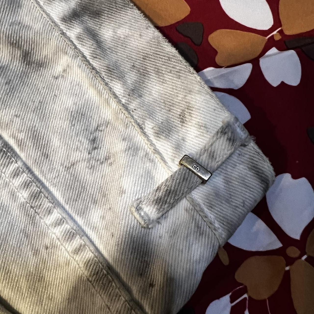 Christian Dior 2006年 デニムミニスカート38 Dior SS06 Dirty Snow Denim Sz 29 Hedi Silmane era Dior | Depop