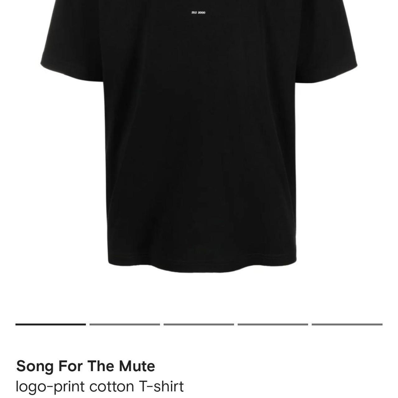 Song For The Mute Black Logo Tee. This is a... Depop