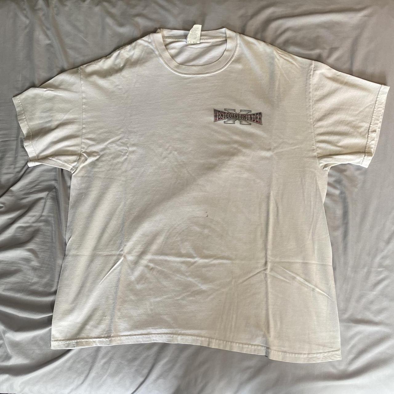 Hanes Beefy Graphic T-Shirt - Depop