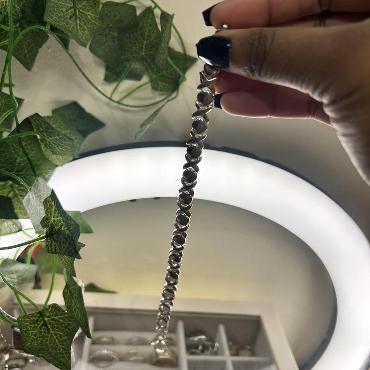 Women's Bracelet - Silver – Solid Signed 925 Ster… - image 2