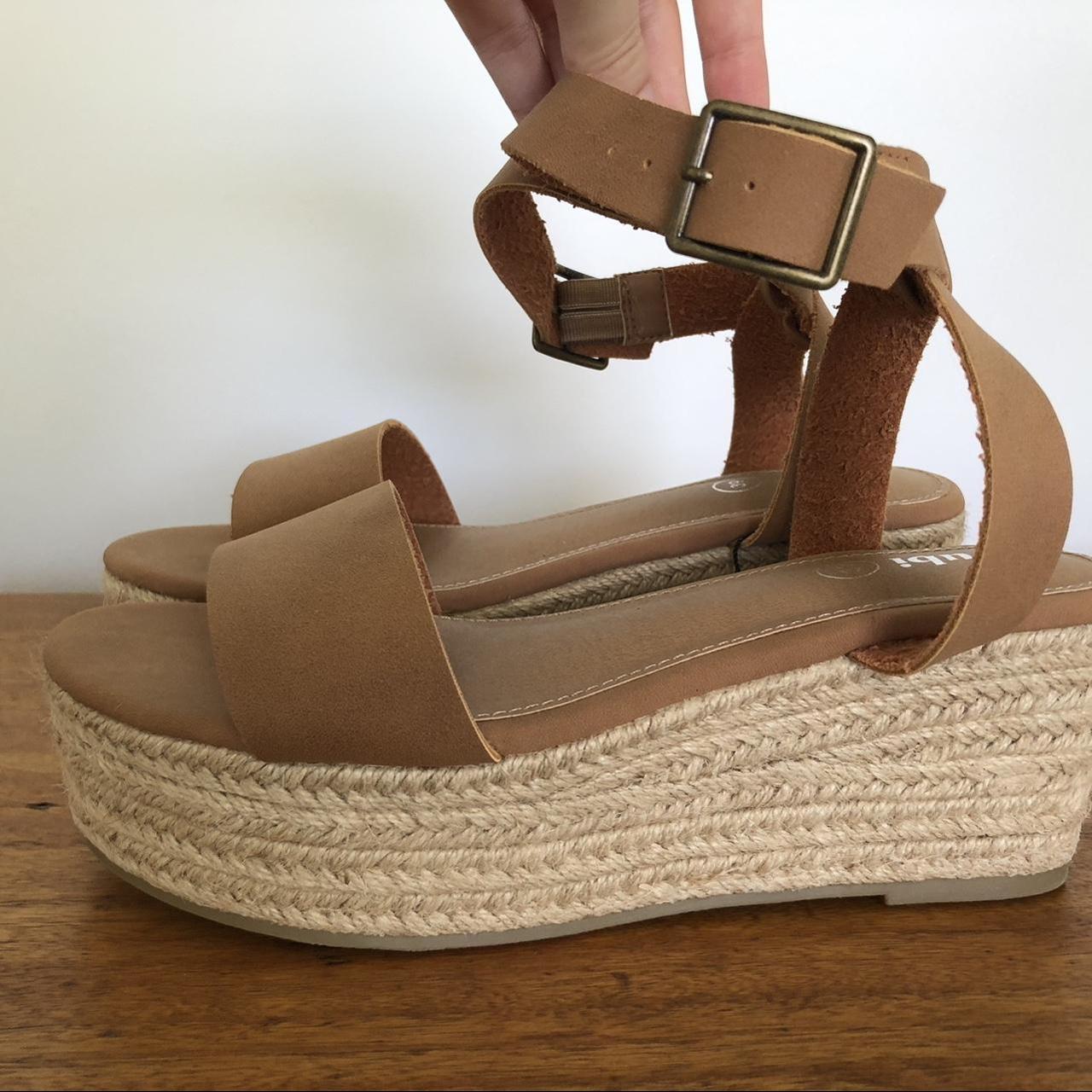 Rubi Shoes - Crystal Espadrille Wedge Brand new... - Depop