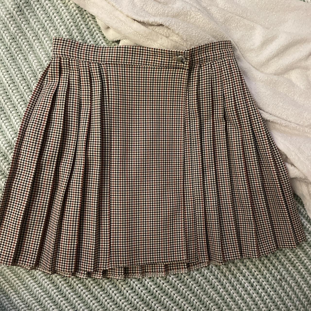 Tartan pleated tennis skirt Free shipping - Depop