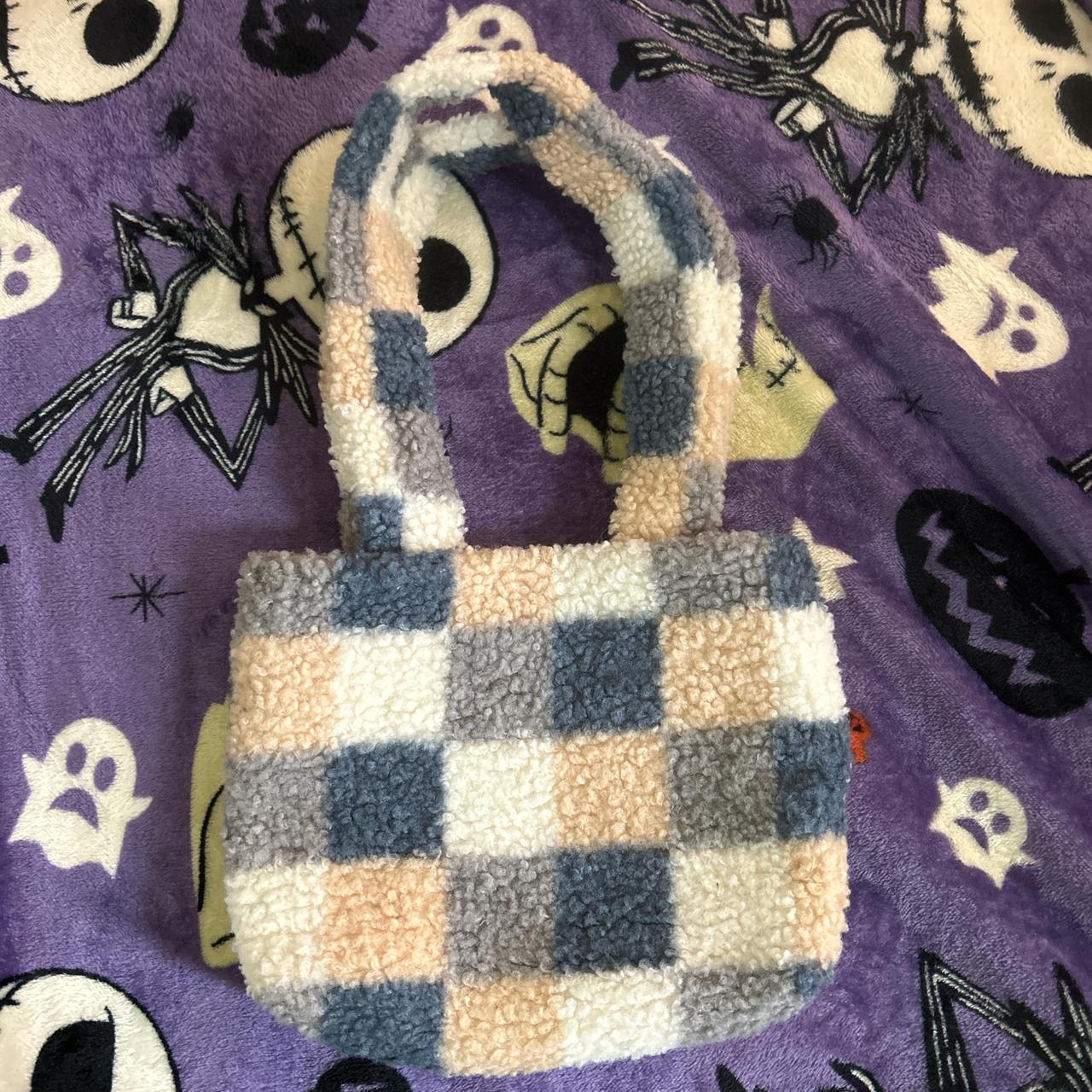 Sherpa checkerboard purse Depop