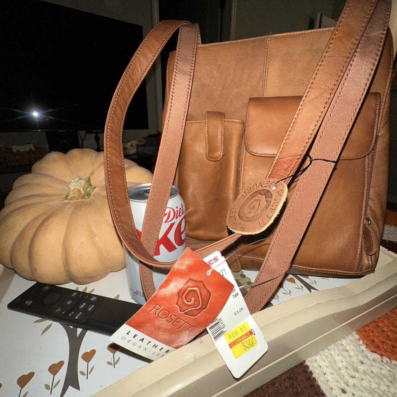 Rosetti Kohls White Purse With Light Brown Accents Depop | Hot Sex Picture