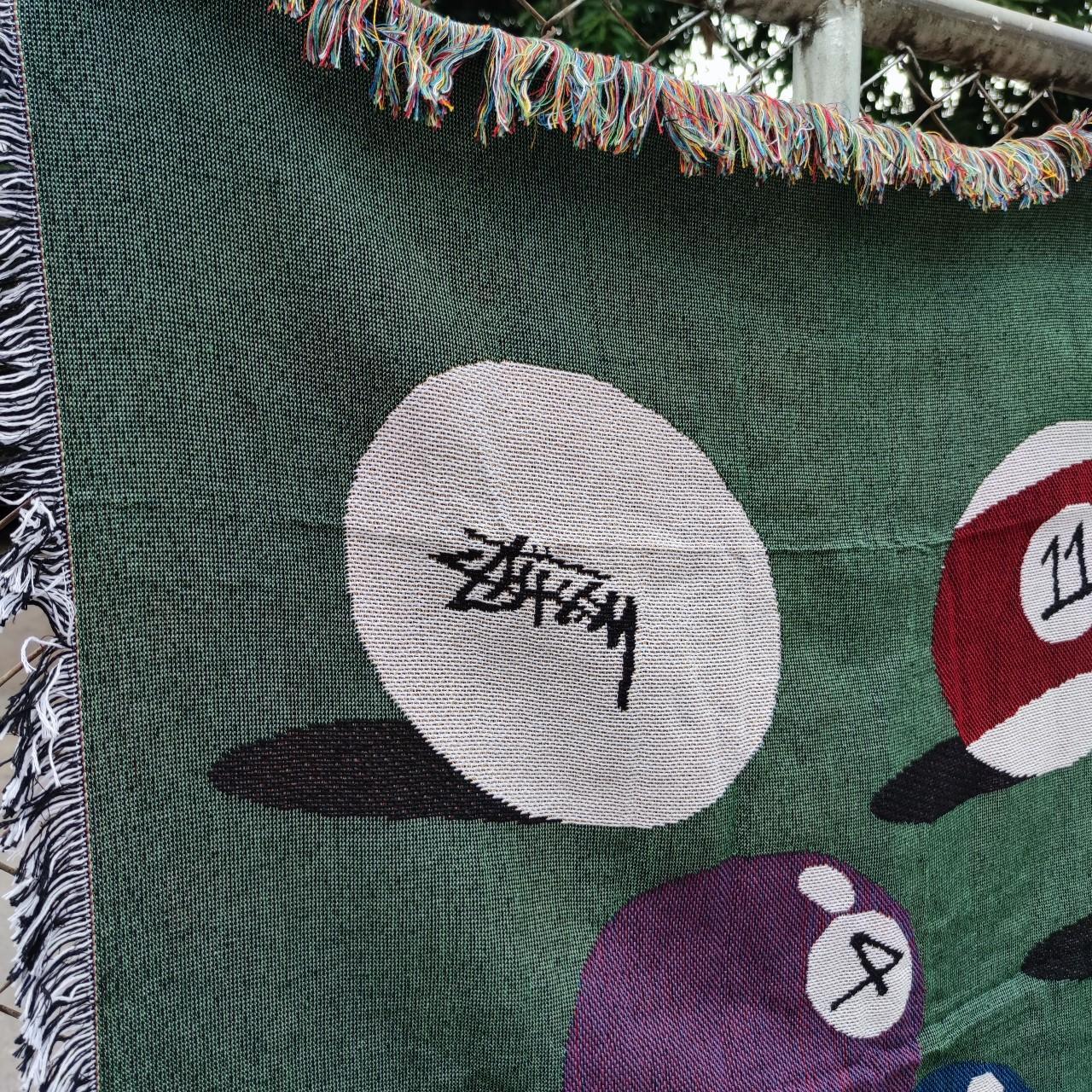 Stussy Blanket 8 Ball BILLIARDS TAPESTRY Collector...