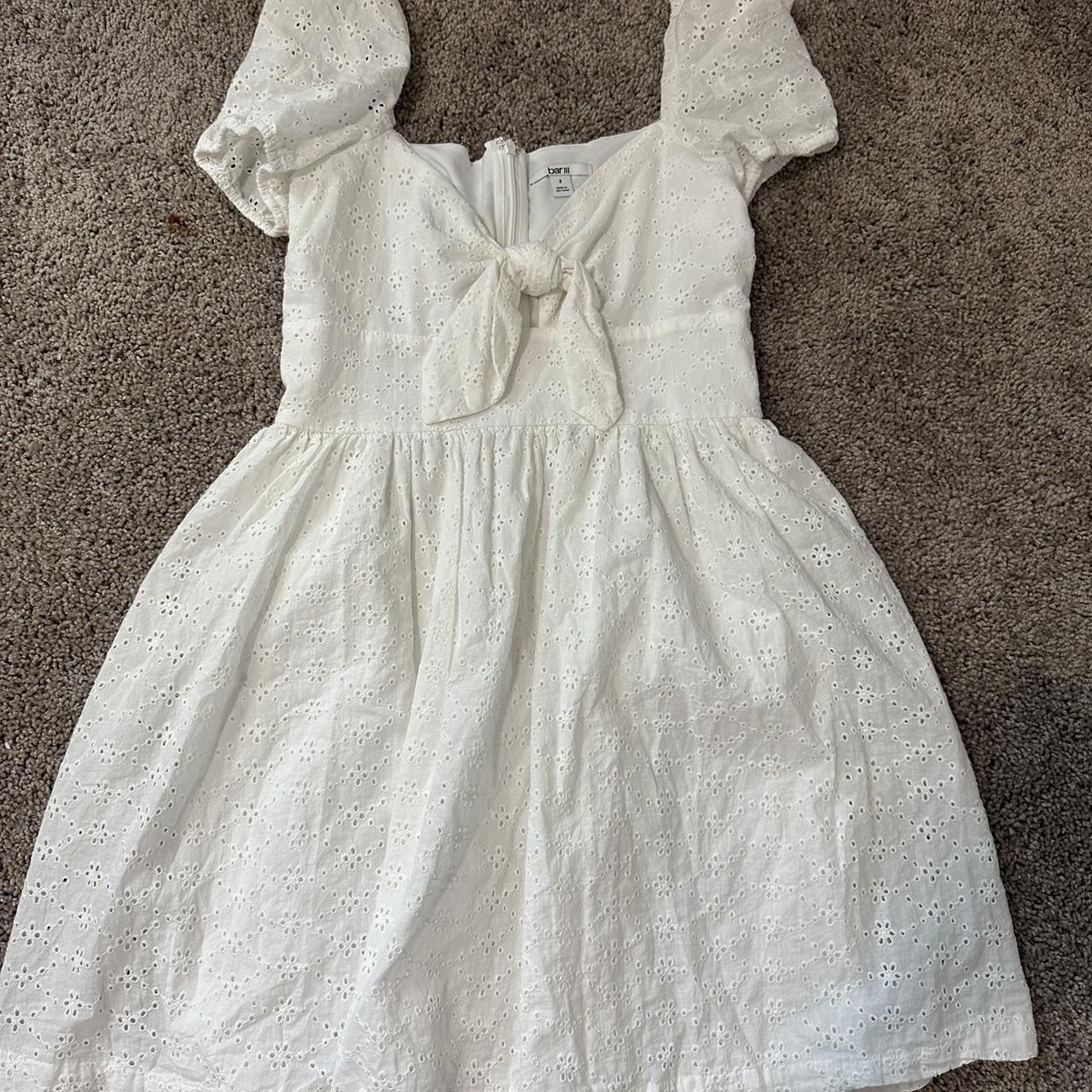 Bar iii white dress best sale