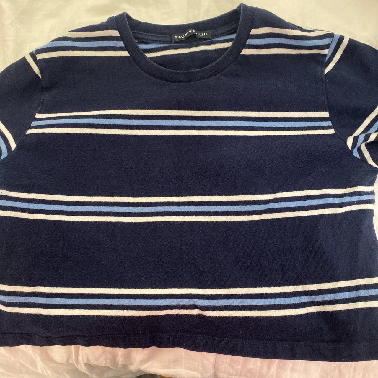 2 brandy striped tops!!! 2 for 15 originally 1 for... Depop