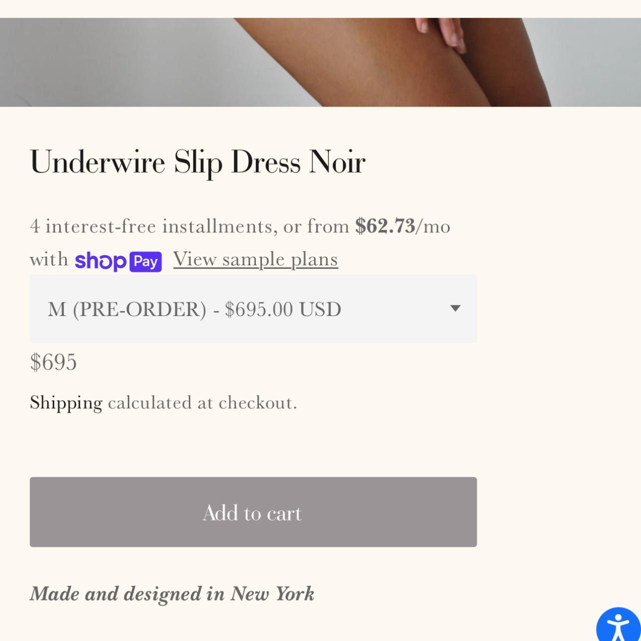 Mirror Palais silk underwire slip dress New with... - Depop