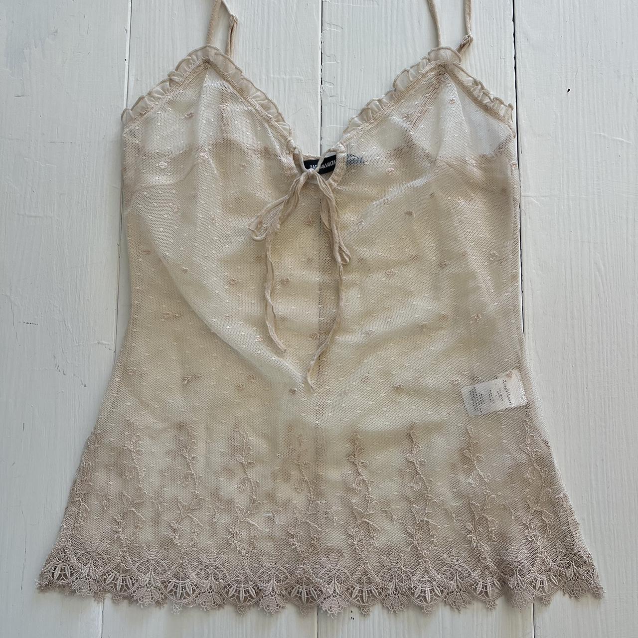 Zadig & Voltaire Deluxe designer sexy dainty sheer... - Depop