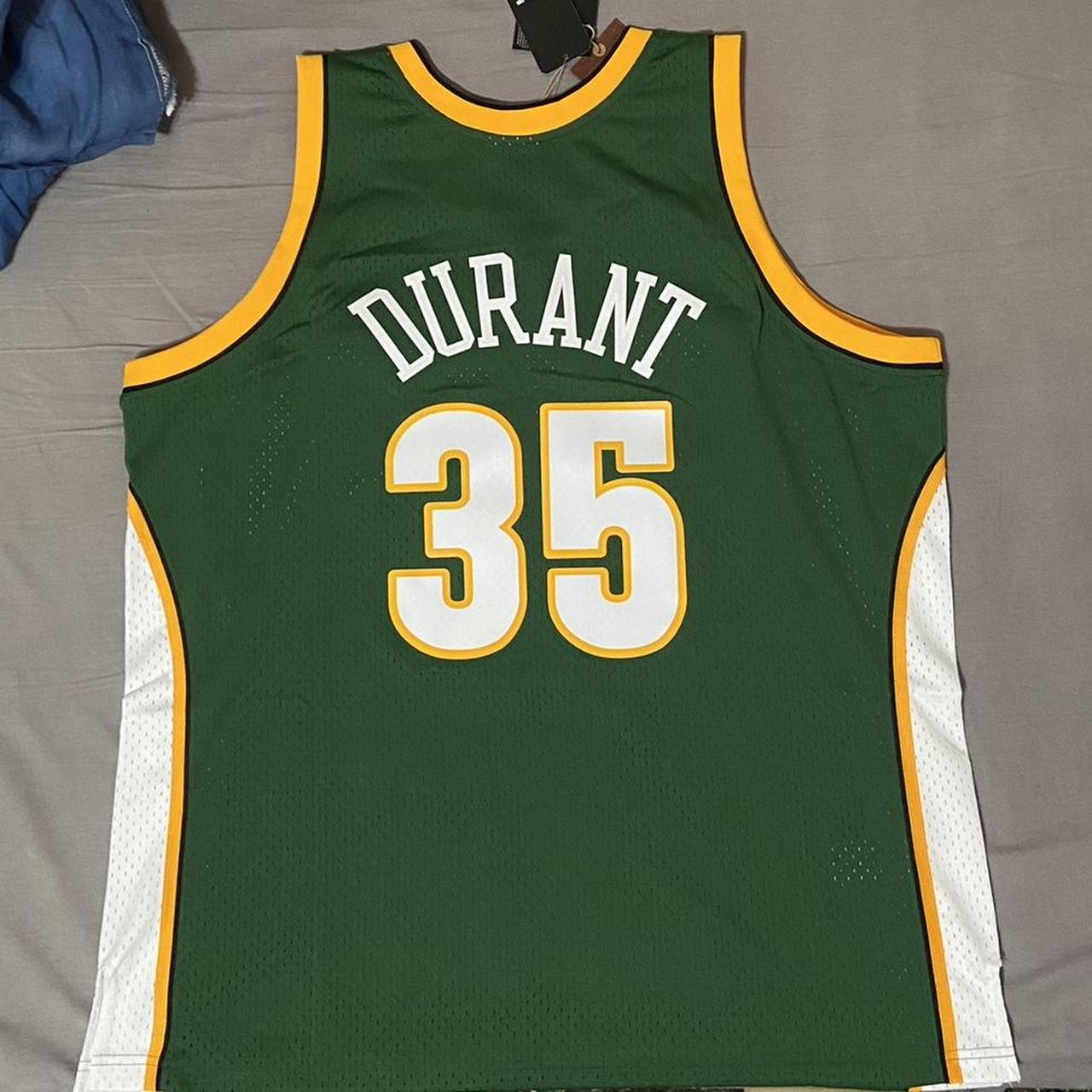 Kevin Durant Seattle SuperSonics Mitchell & Ness White Hardwood