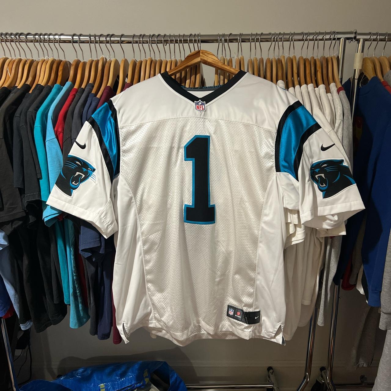 Cam Newton Jersey T-Shirt Carolina Panthers NFL - Depop