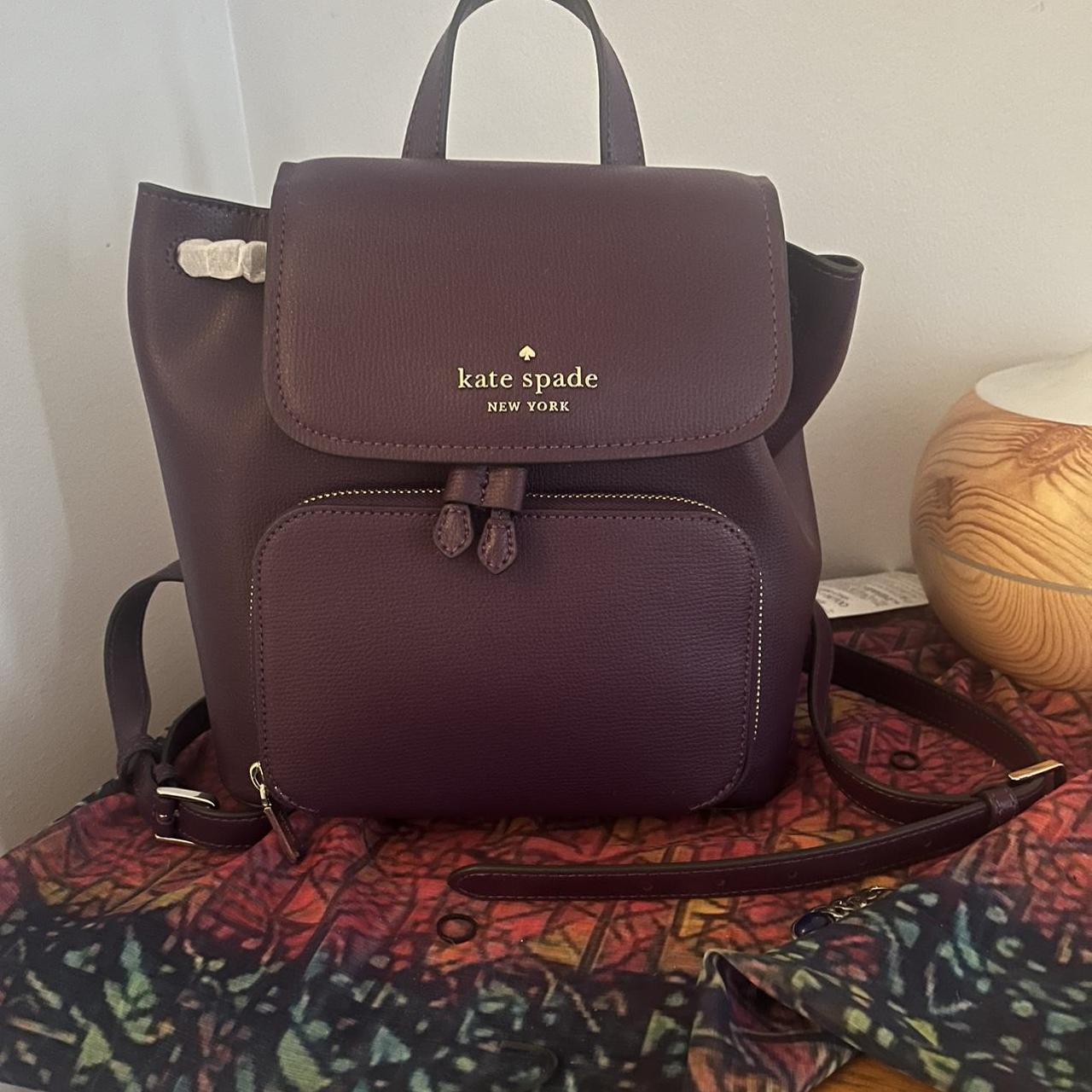 Kate spade store plum backpack