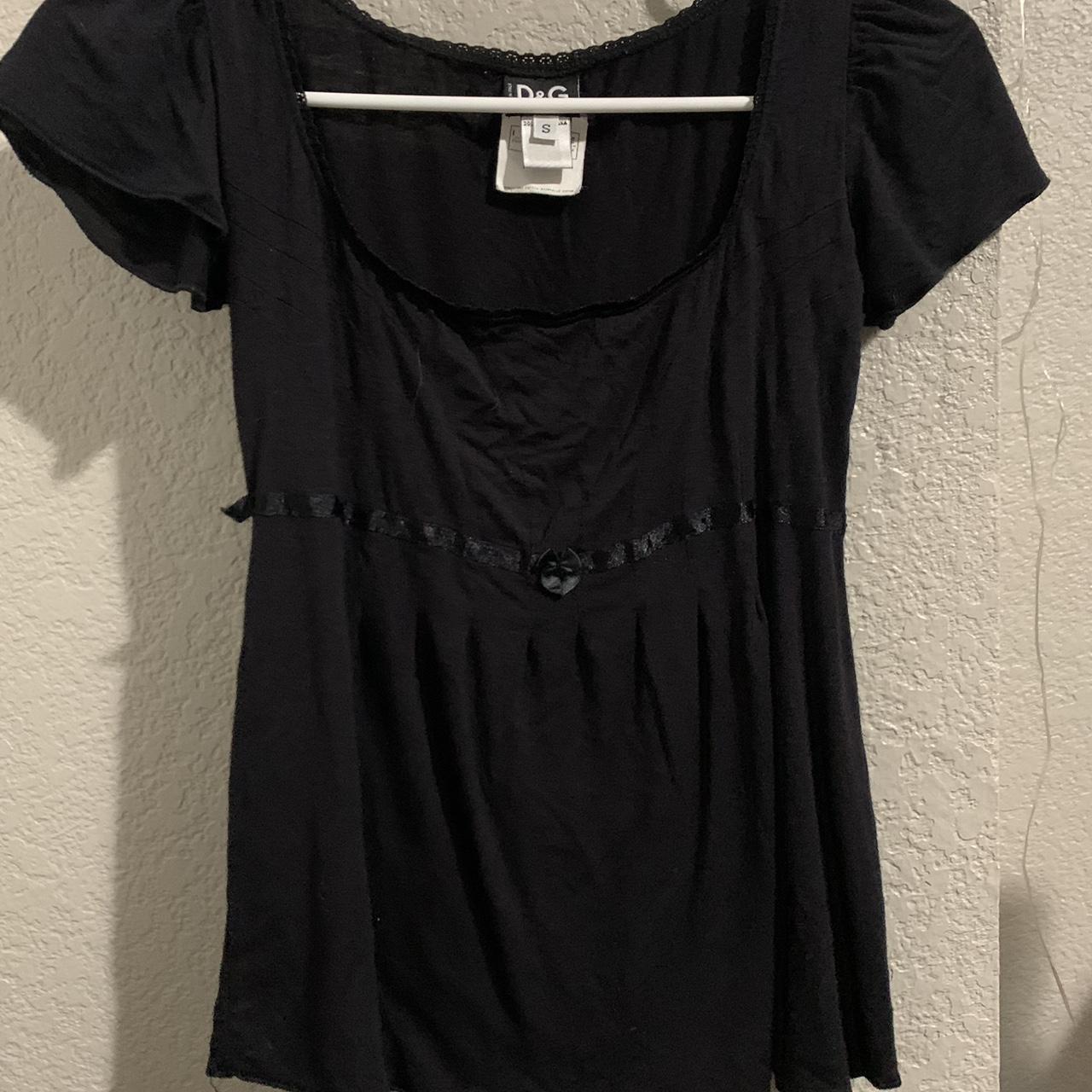 Dolce & Gabbana Women's Black Shirt | Depop