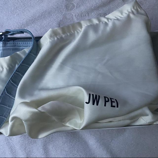 JW Pei Women's Ice Croc Blue Eva Shoulder Handbag